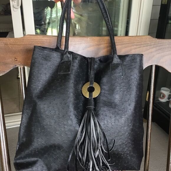 Set of 2 Vinyl Tote Bags - Picture 2 of 6